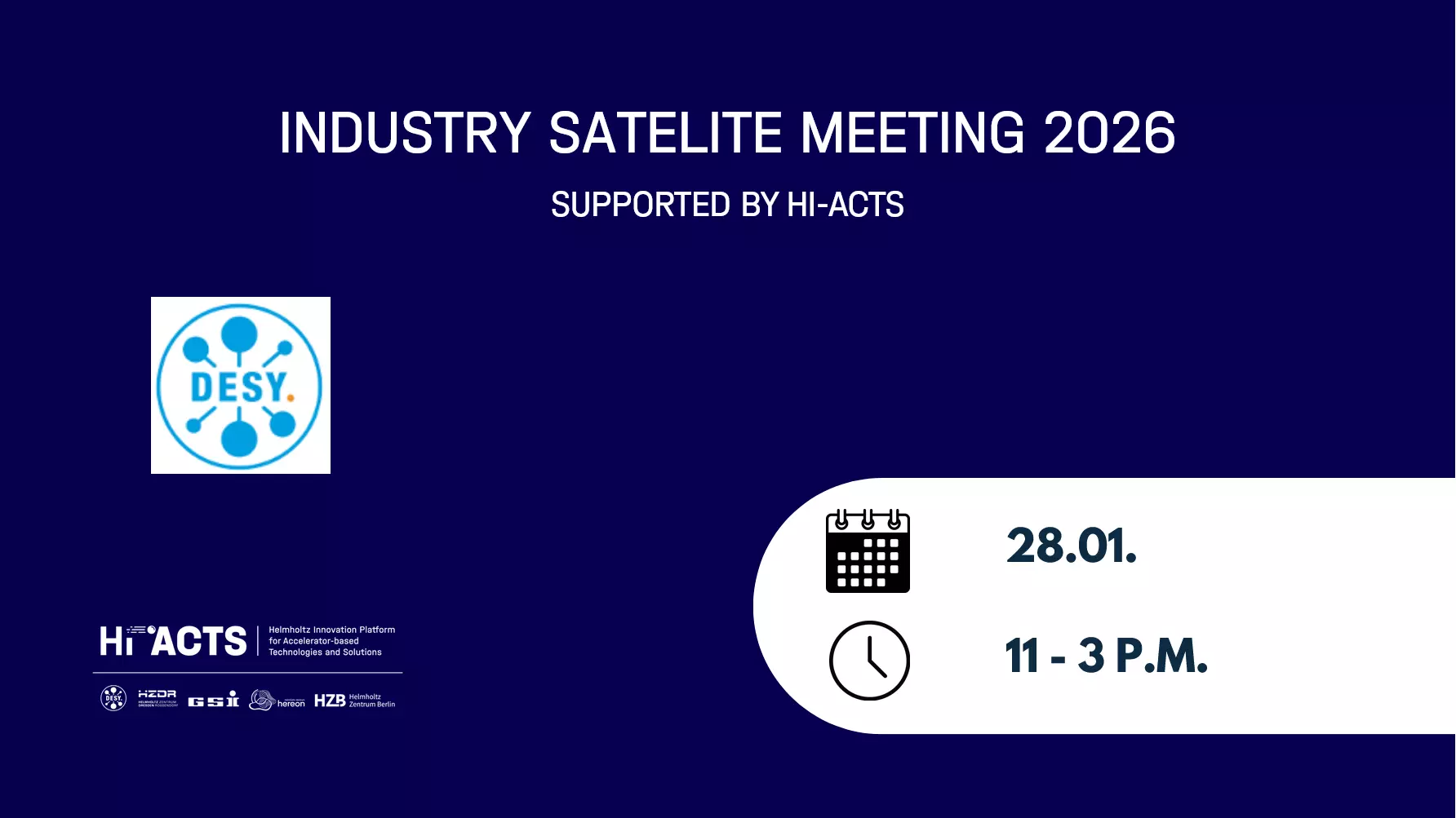 Industry Satelite Meeting
