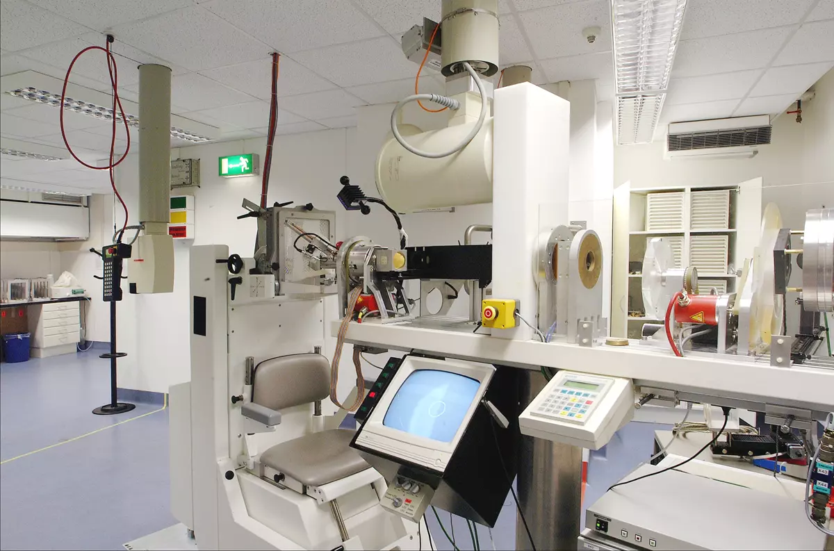 HZB Charité Therapieraum zur Behandlung Augentumore mit Protonentherapie